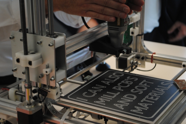 This 3d printer can work as a CNC mill